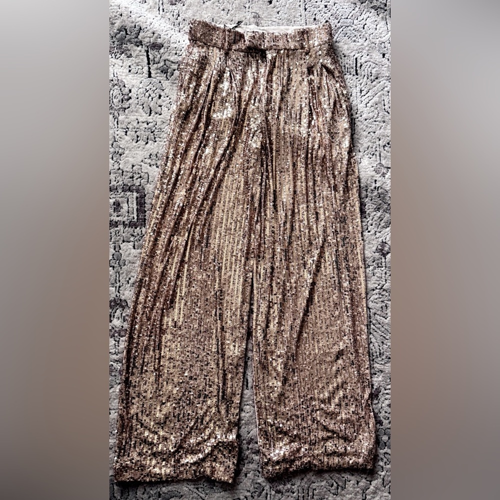 Zara Sparkling Sequin Pencil Skirt